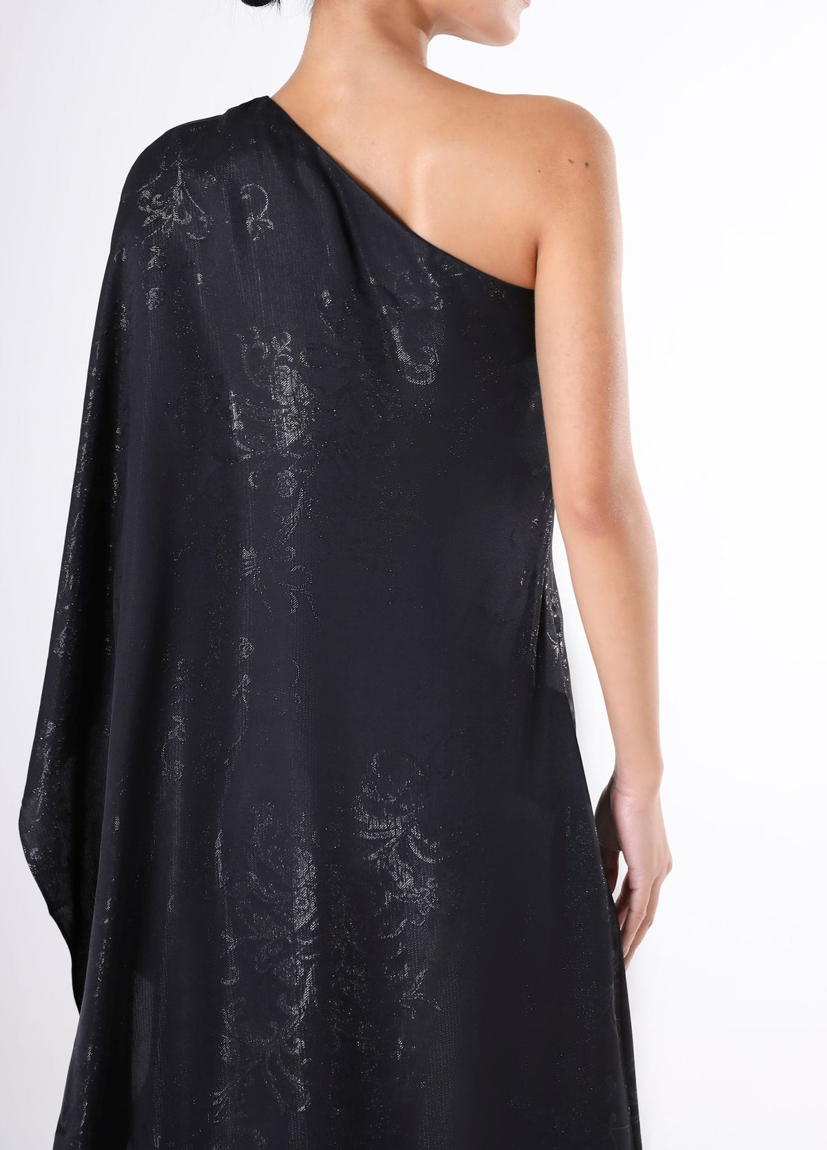 Edda dress - Black flowers on black